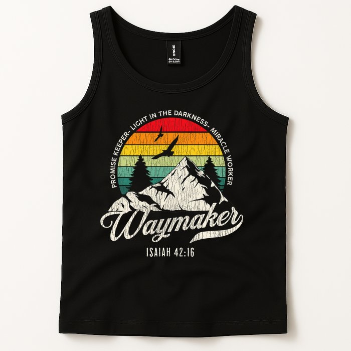 Waymaker Promise Keeper Miracle Worker Christian Tank Top