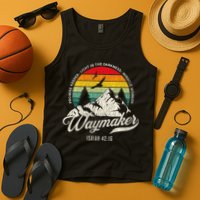 Waymaker Promise Keeper Miracle Worker Christian Tank Top