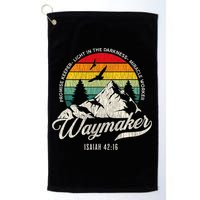 Waymaker Promise Keeper Miracle Worker Christian Golf Towel