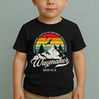 Waymaker Promise Keeper Miracle Worker Christian Toddler T-Shirt