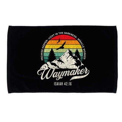 Waymaker Promise Keeper Miracle Worker Christian Microfiber Hand Towel