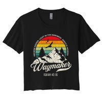 Waymaker Promise Keeper Miracle Worker Christian Crop Top