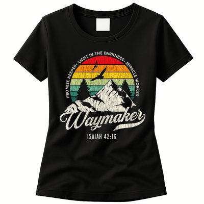Waymaker Promise Keeper Miracle Worker Christian Womens T-Shirt