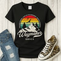 Waymaker Promise Keeper Miracle Worker Christian Womens T-Shirt