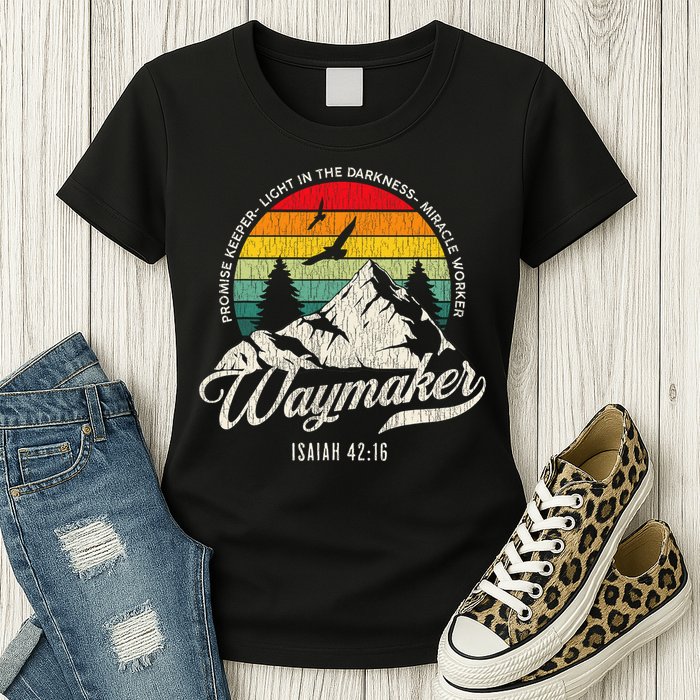 Waymaker Promise Keeper Miracle Worker Christian Womens T-Shirt