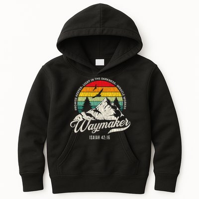 Waymaker Promise Keeper Miracle Worker Christian Kids Hoodie