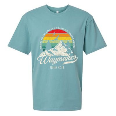 Waymaker Promise Keeper Miracle Worker Christian Sueded Cloud Jersey T-Shirt