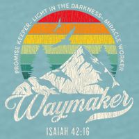 Waymaker Promise Keeper Miracle Worker Christian Sueded Cloud Jersey T-Shirt