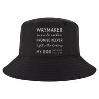 Waymaker Promise Keeper Miracle Worker Christian Cool Comfort Performance Bucket Hat