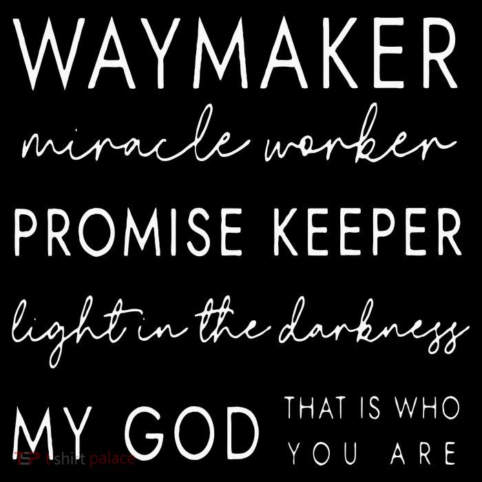 Waymaker Promise Keeper Miracle Worker Christian Short Acrylic Beanie