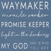 Waymaker Promise Keeper Miracle Worker Christian Garment-Dyed Sweatshirt