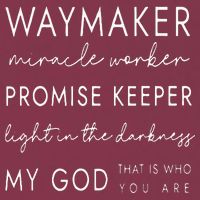Waymaker Promise Keeper Miracle Worker Christian 16oz Travel Tumbler