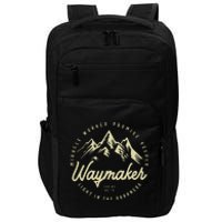 Waymaker Promise Keeper Miracle Worker Christian Impact Tech Backpack