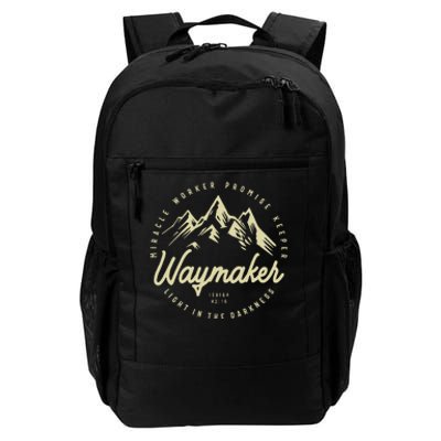 Waymaker Promise Keeper Miracle Worker Christian Daily Commute Backpack