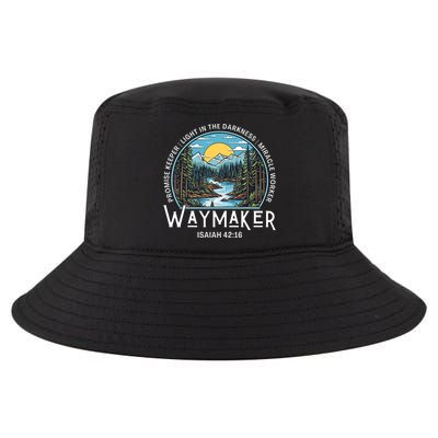 Waymaker Promise Keeper Miracle Worker Christian Bible Verse Cool Comfort Performance Bucket Hat