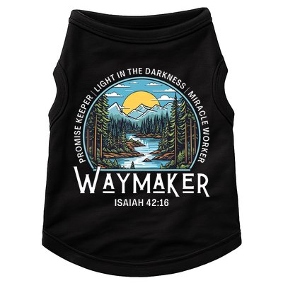 Waymaker Promise Keeper Miracle Worker Christian Bible Verse Doggie Tank