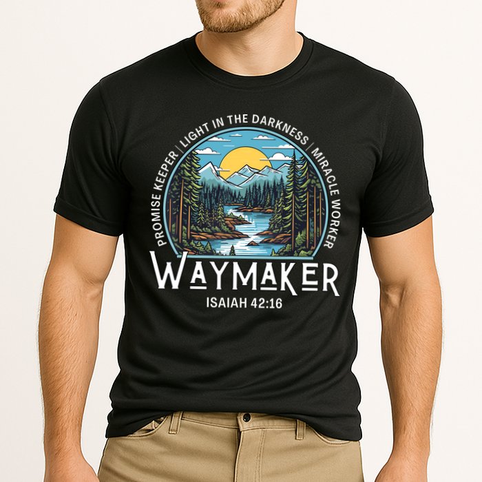 Waymaker Promise Keeper Miracle Worker Christian Bible Verse Performance Shirt