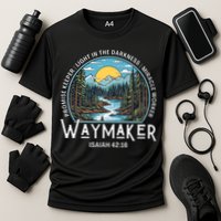 Waymaker Promise Keeper Miracle Worker Christian Bible Verse Performance Shirt