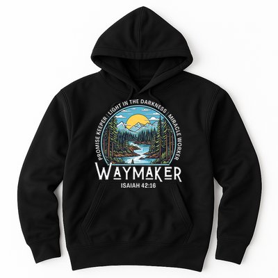 Waymaker Promise Keeper Miracle Worker Christian Bible Verse Hoodie