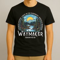 Waymaker Promise Keeper Miracle Worker Christian Bible Verse T-Shirt