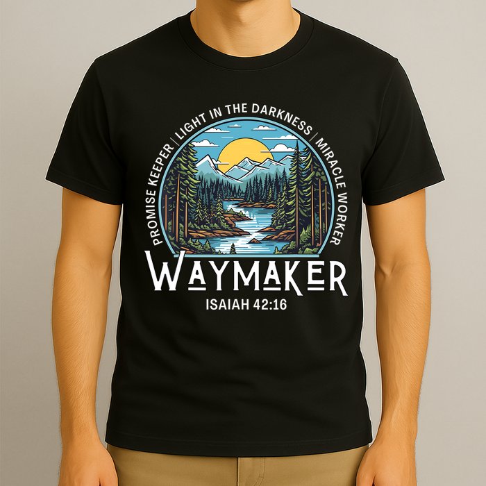 Waymaker Promise Keeper Miracle Worker Christian Bible Verse T-Shirt