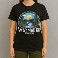Waymaker Promise Keeper Miracle Worker Christian Bible Verse T-Shirt