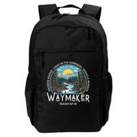 Waymaker Promise Keeper Miracle Worker Christian Bible Verse Backpack