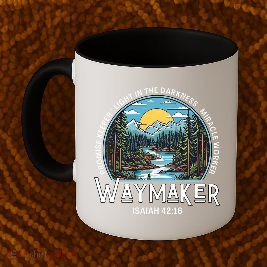 Waymaker Promise Keeper Miracle Worker Christian Bible Verse Mug