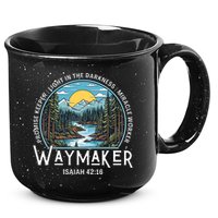 Waymaker Promise Keeper Miracle Worker Christian Bible Verse 15oz Campfire Ceramic Mug