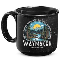 Waymaker Promise Keeper Miracle Worker Christian Bible Verse 15oz Campfire Ceramic Mug