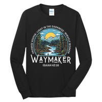 Waymaker Promise Keeper Miracle Worker Christian Bible Verse Tall Long Sleeve T-Shirt