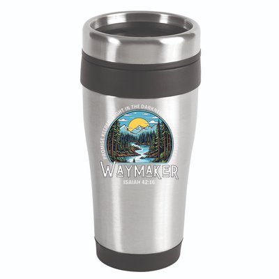 Waymaker Promise Keeper Miracle Worker Christian Bible Verse 16oz Travel Tumbler