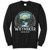 Waymaker Promise Keeper Miracle Worker Christian Bible Verse Tall Sweatshirt