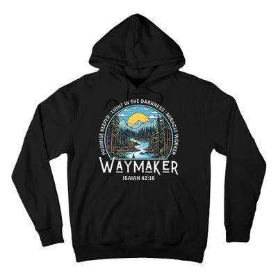 Waymaker Promise Keeper Miracle Worker Christian Bible Verse Tall Hoodie
