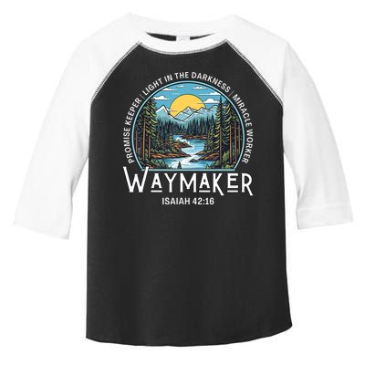 Waymaker Promise Keeper Miracle Worker Christian Bible Verse Toddler Fine Jersey T-Shirt