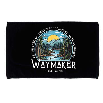 Waymaker Promise Keeper Miracle Worker Christian Bible Verse Microfiber Hand Towel