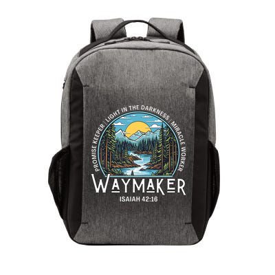 Waymaker Promise Keeper Miracle Worker Christian Bible Verse Vector Backpack
