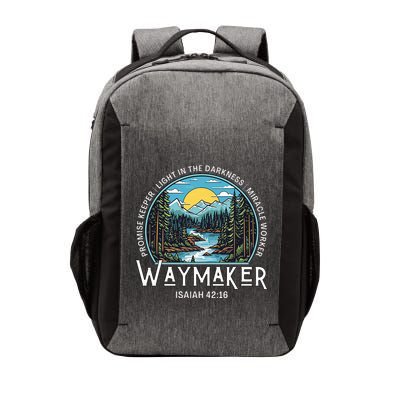 Waymaker Promise Keeper Miracle Worker Christian Vector Backpack