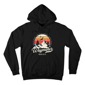 Waymaker Promise Keeper Miracle Worker Christian Bible Verse Hoodie