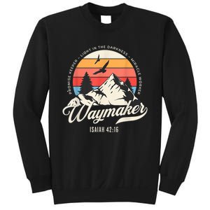 Waymaker Promise Keeper Miracle Worker Christian Bible Verse Sweatshirt