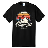 Waymaker Promise Keeper Miracle Worker Christian Bible Verse Tall T-Shirt