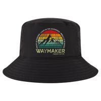 Waymaker Promise Keeper Miracle Worker Christian Cool Comfort Performance Bucket Hat