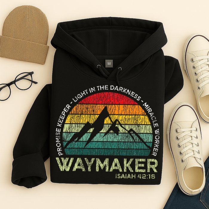 Waymaker Promise Keeper Miracle Worker Christian Hoodie
