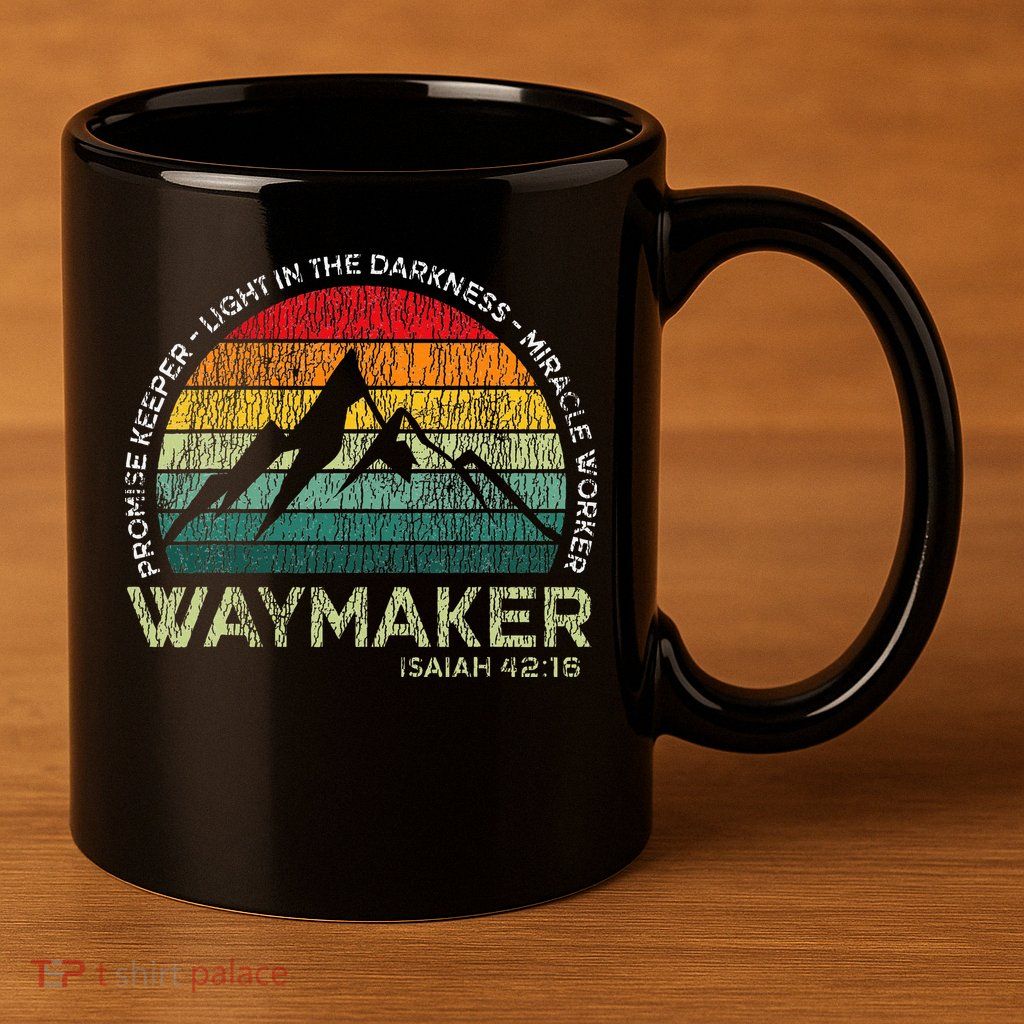 Waymaker Promise Keeper Miracle Worker Christian 11oz C Handle Ceramic Mug