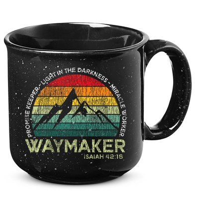 Waymaker Promise Keeper Miracle Worker Christian 15oz Campfire Ceramic Mug