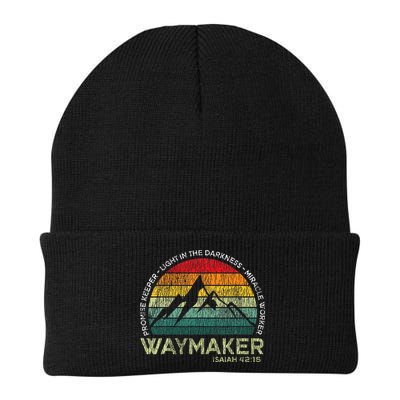 Waymaker Promise Keeper Miracle Worker Christian Beanie