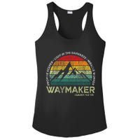 Waymaker Promise Keeper Miracle Worker Christian Ladies PosiCharge Competitor Racerback Tank