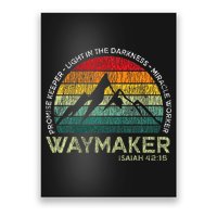 Waymaker Promise Keeper Miracle Worker Christian Poster