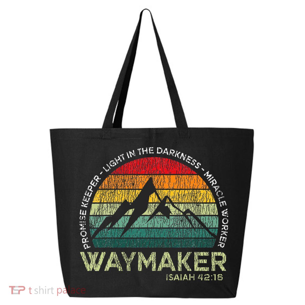 Waymaker Promise Keeper Miracle Worker Christian 25L Jumbo Tote