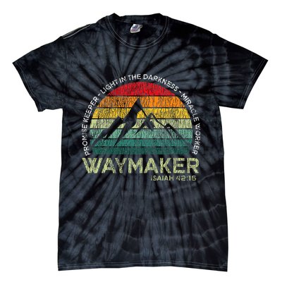 Waymaker Promise Keeper Miracle Worker Christian Tie-Dye T-Shirt